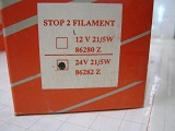 lampada 24 volts farolim pisca minimos stop
                    presença