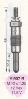 vela incandescente ford valeo c14p